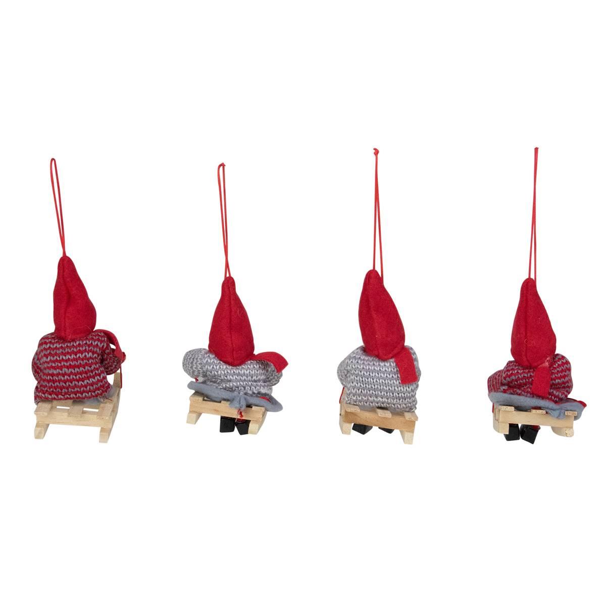 Northlight Seasonal Holiday Kids Christmas Ornaments - Set of 4