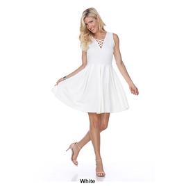 Womens White Mark Shay Fit &amp; Flare Dress