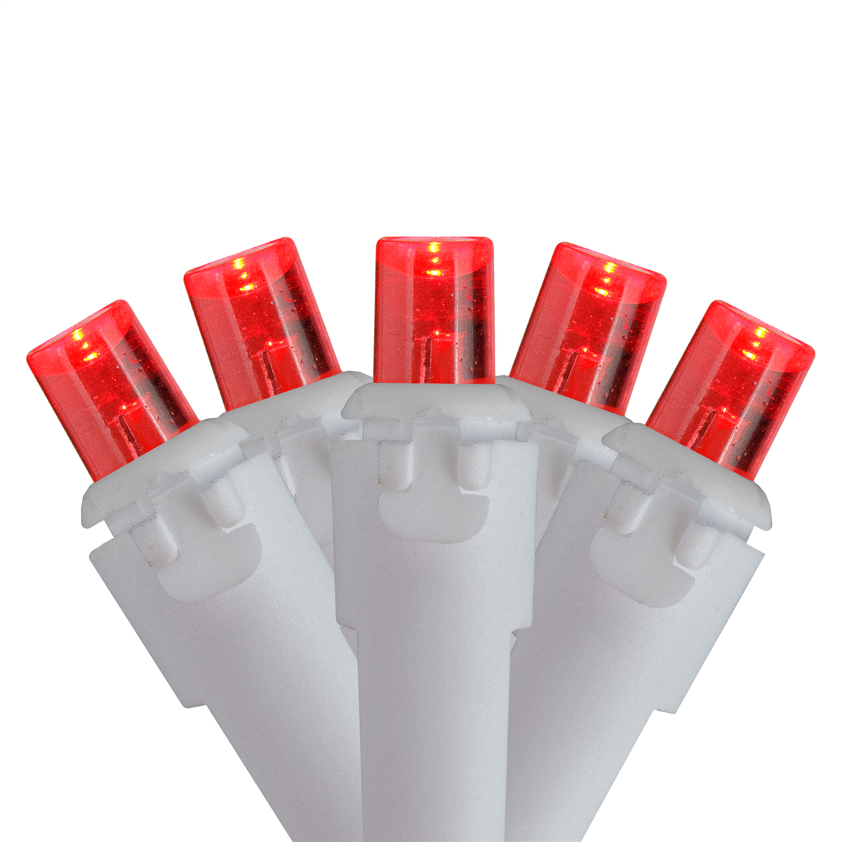 Brite Star 6ft. LED Wide Angle Red Icicle Christmas Lights