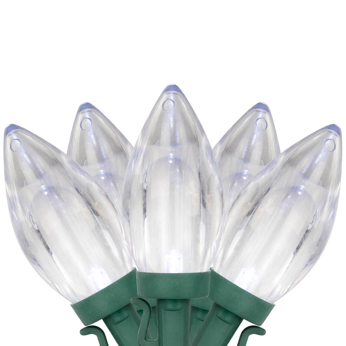 Northlight 25ct. Pure White LED C9 Mini Christmas Lights