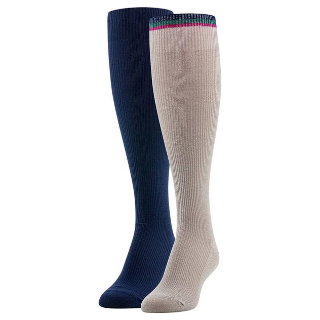 Womens Gold Toe® 2pk. Rib Knee High Socks