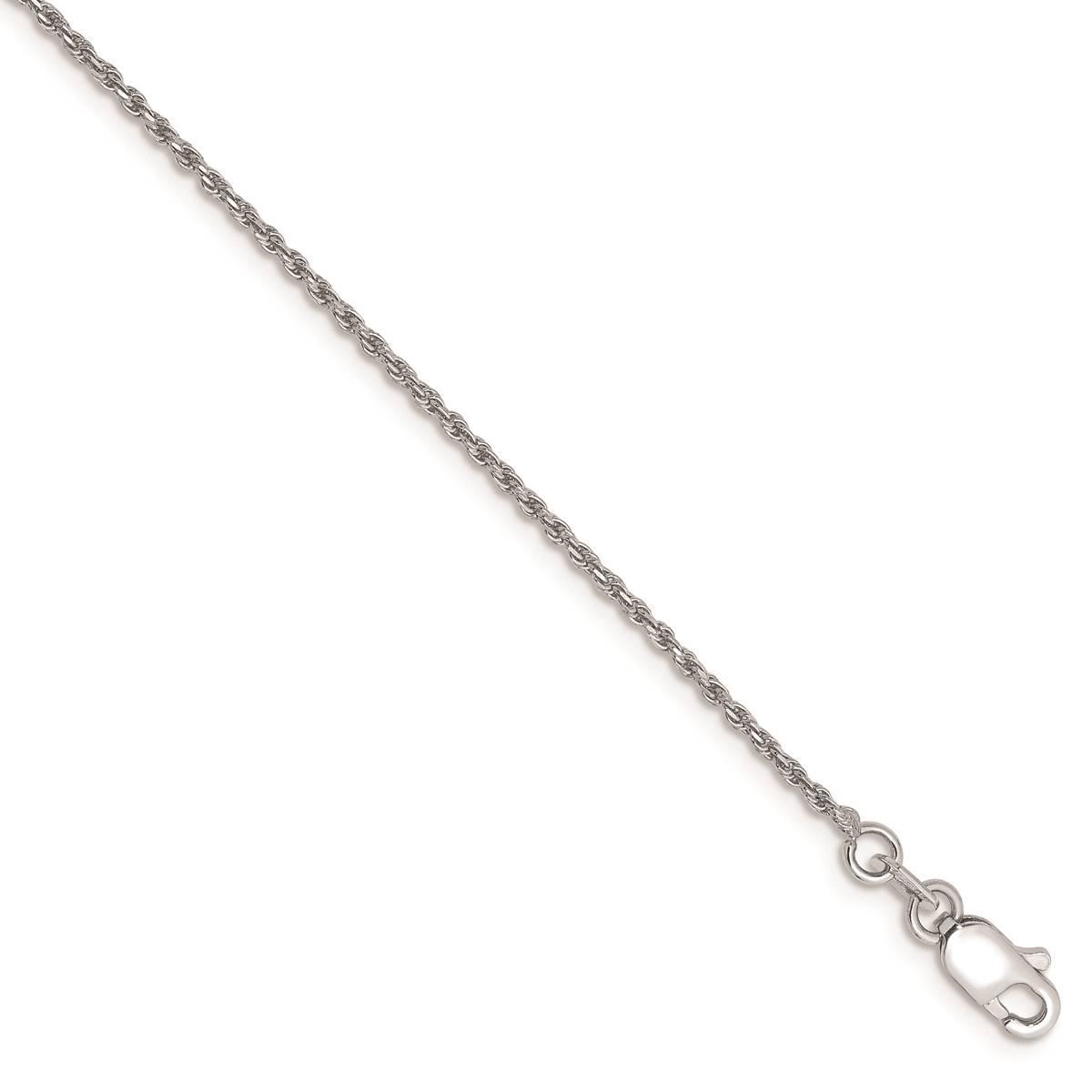 Gold Classics(tm) 10kt. White Gold 1.15mm 7in. Chain Bracelet