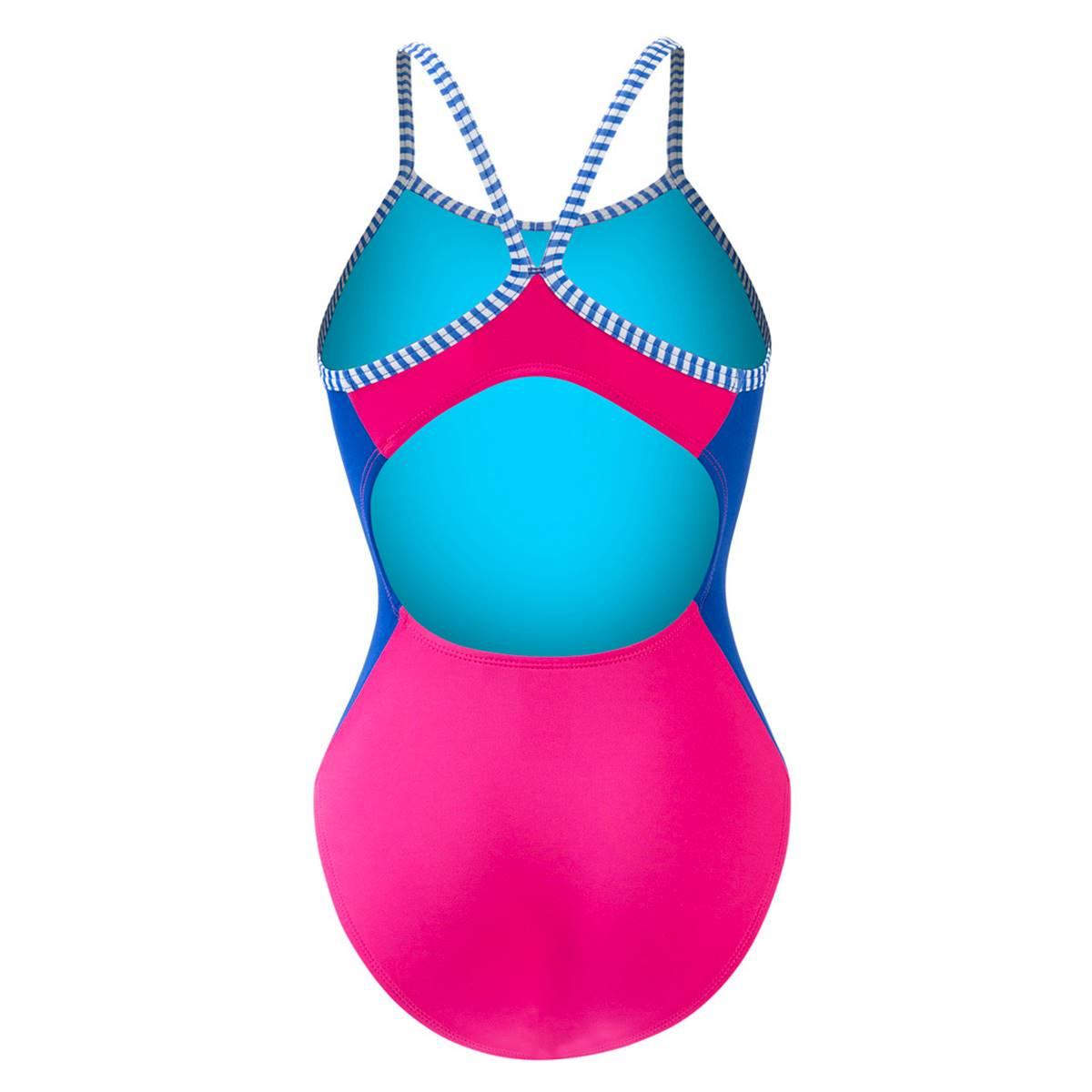 Womens Dolfin® Uglies Colorblock V-Back One Piece Swimsuit