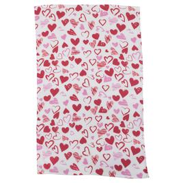 Northlight Seasonal Valentine''s Day Plaid & Hearts Kitchen Towels