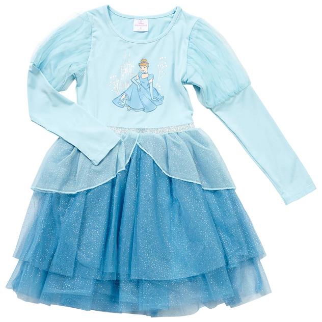 Girls (4-6x) Disney Long Sleeve Cinderella Tutu Dress