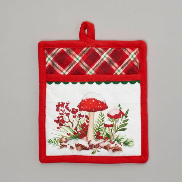 Kay Dee Snow-Capped Winter Pocket Oven Mitt