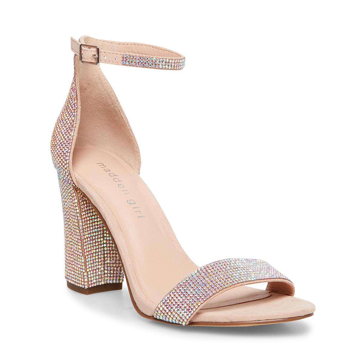 Womens Madden Girl Beela-R Heeled Slingback Sandals