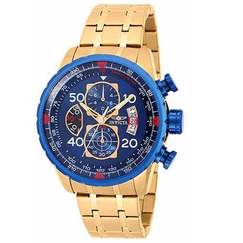 Mens INVICTA  Aviator Quartz Chronograph Watch - 19173