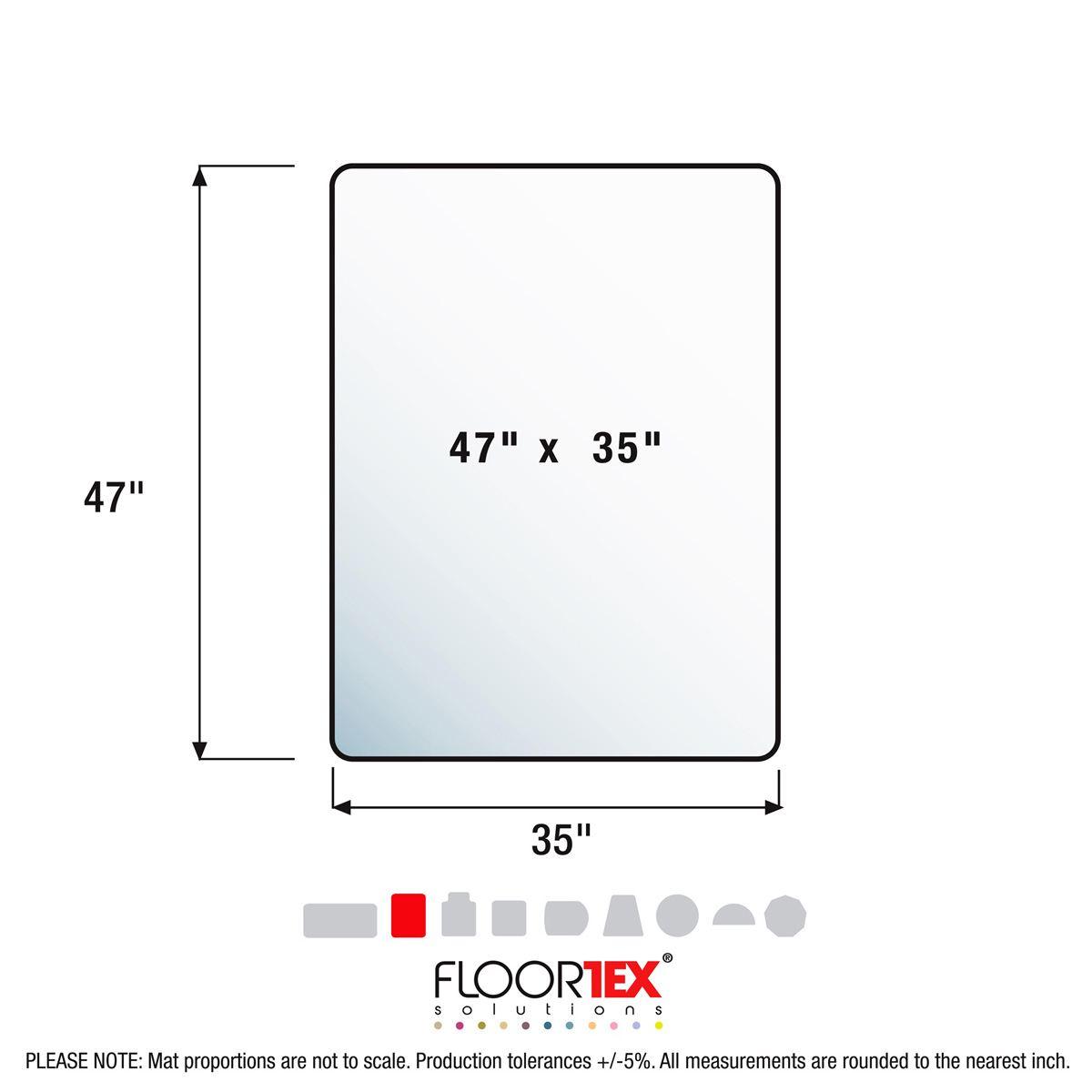 Floortex® Ultimat® Polycarbonate Chair Mat for 1/2in. Carpets