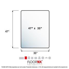 Floortex® Ultimat® Polycarbonate Chair Mat for 1/2in. Carpets