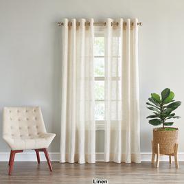 DKNY Classic Linen Sheer Grommet Curtain