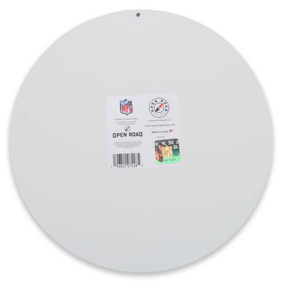 Open Road Eagles Team Brushed Aluminum Round Sign