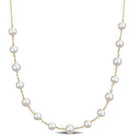 Gemstone Classics(tm) 18kt. Gold Pearl Bead Necklace