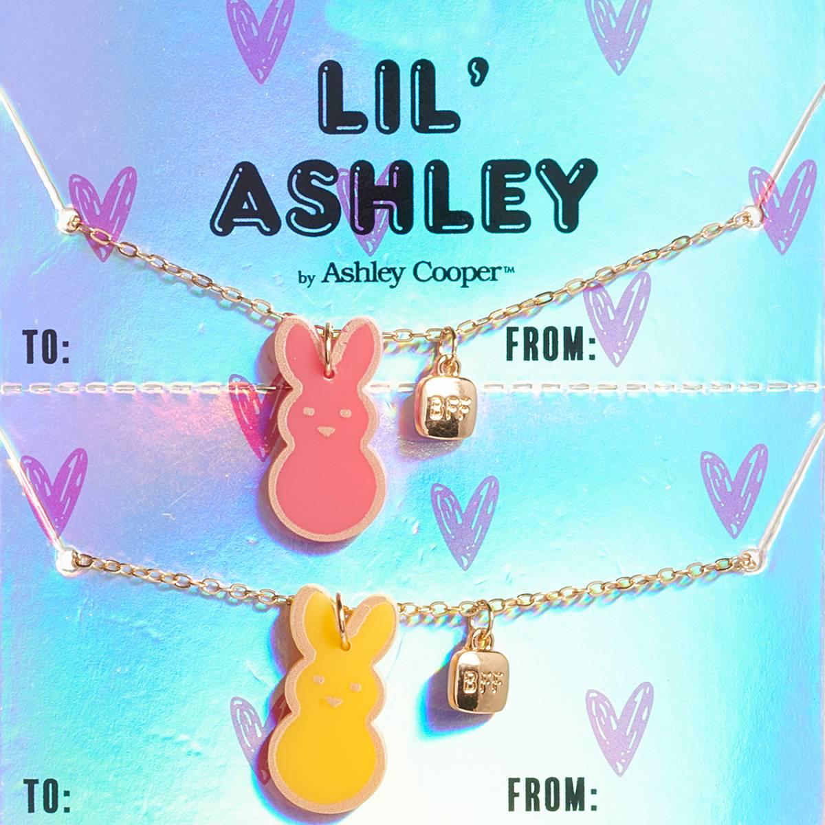 Kids Lil Ashley Gold-Tone Bunny charms Layered Necklace