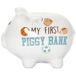 Baby Boy Baby Essentials(R) My 1st Sports Piggy Bank