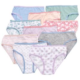 Girls (7-12) Sweet Princess 10pk. Mixed Print Panties