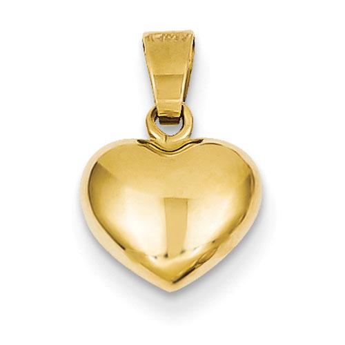 Gold Classics(tm) 14kt. Gold  Puffed Heart Charm
