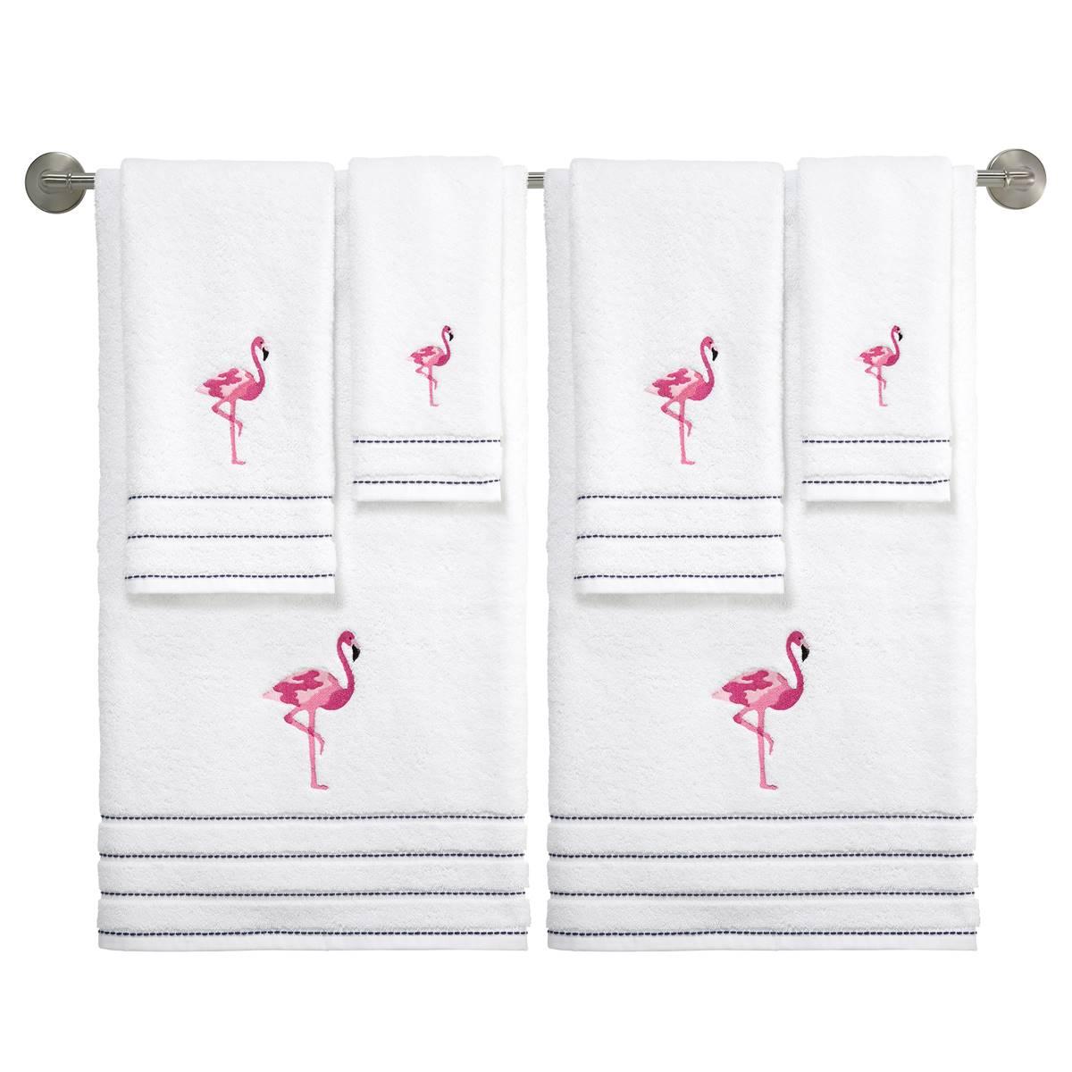 IZOD® Flamingo 2pk Bath Towel Collection