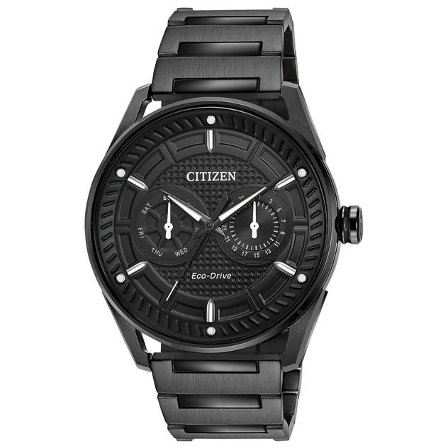 Mens Citizen® Drive Black Stainless Steel Watch - BU4025-59E
