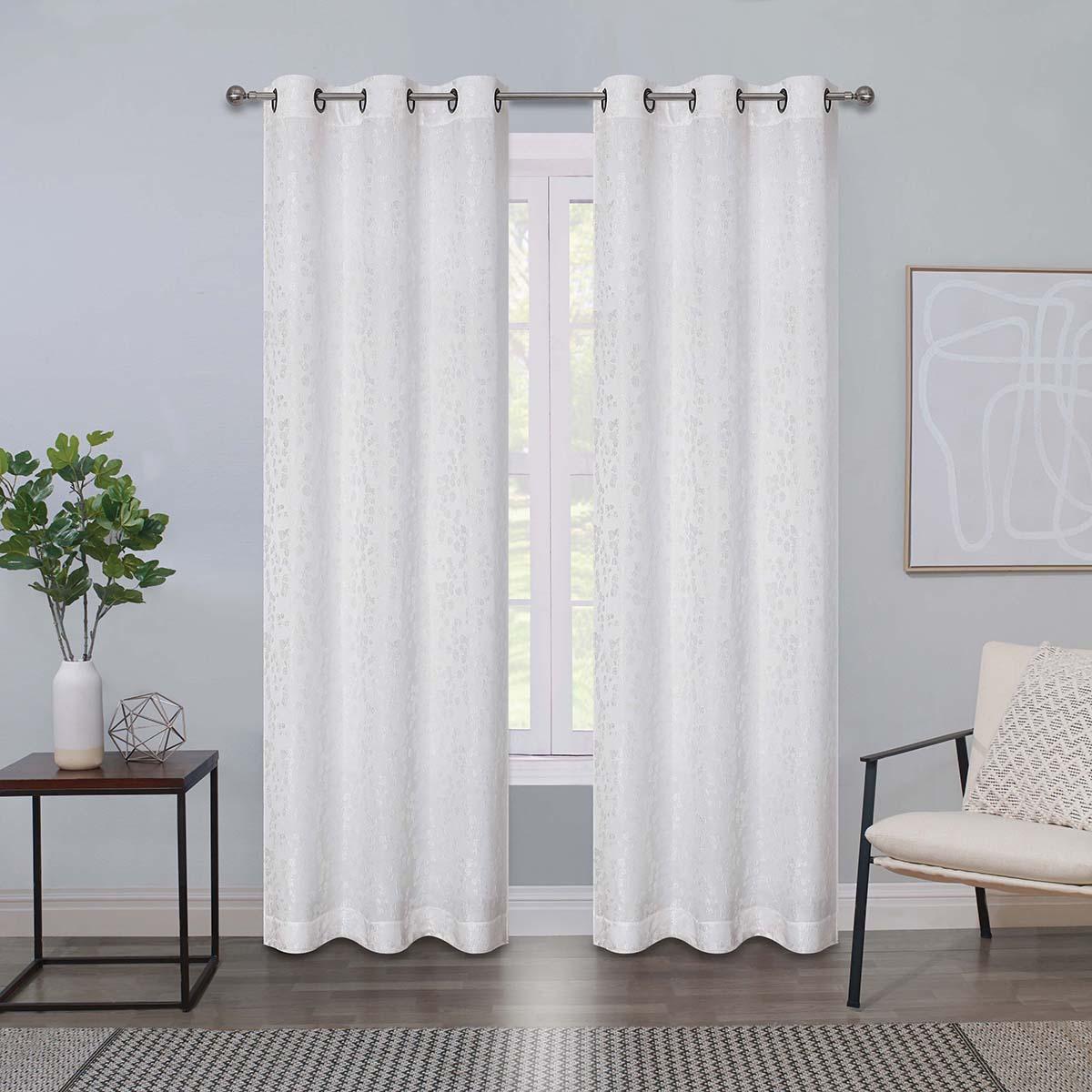 Leaf & Jacquard Grommet Panel