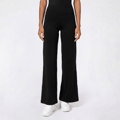 Juniors No Comment Fold Over Waist Straight Leg Pants