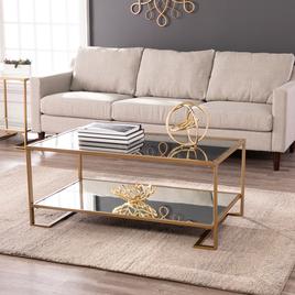 Southern Enterprises Horten Glass Coffee Table