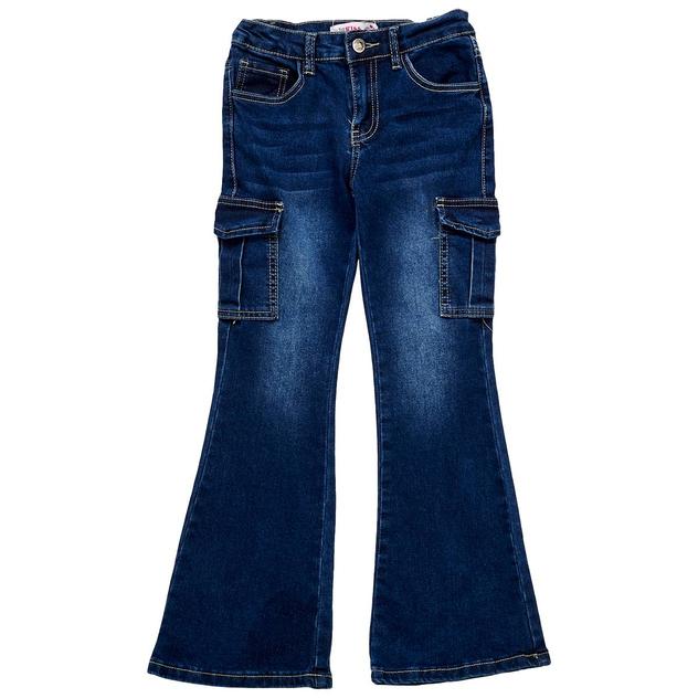 Girls (7-14) 1st Kiss® Flare Cargo Jeans