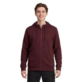 Mens Spyder Textured Polyester & Spandex Full Zip Hoodie