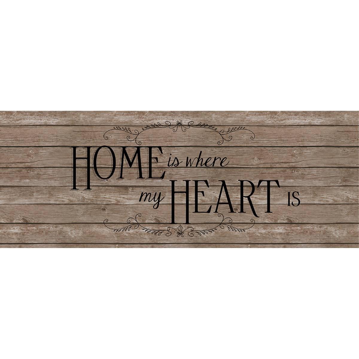 J&V Textiles Cloud Comfort Home is Where Kitchen Mat