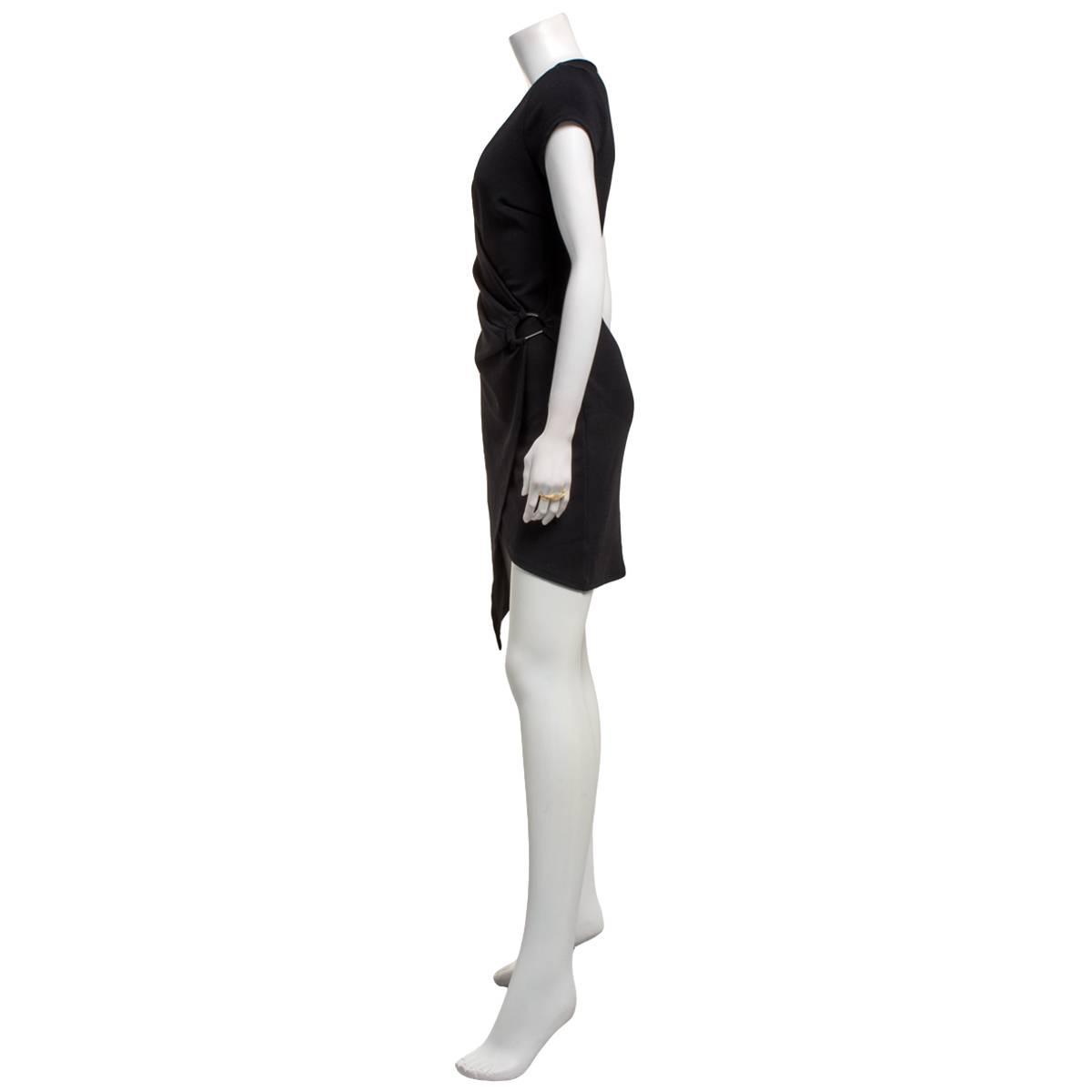 Juniors Madden Girl D-Ring Asymestrical Wrap Dress