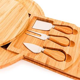 BergHOFF Essentials 4pc. Multi-level Cheese Board & Tool Set