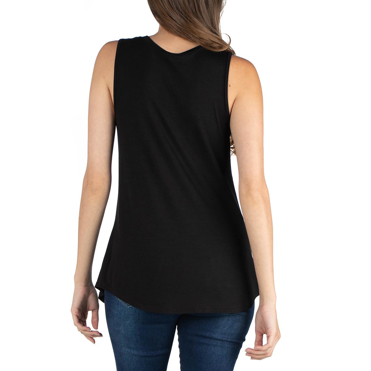Womens 24/7 Comfort Apparel V-Neck Tunic Tank