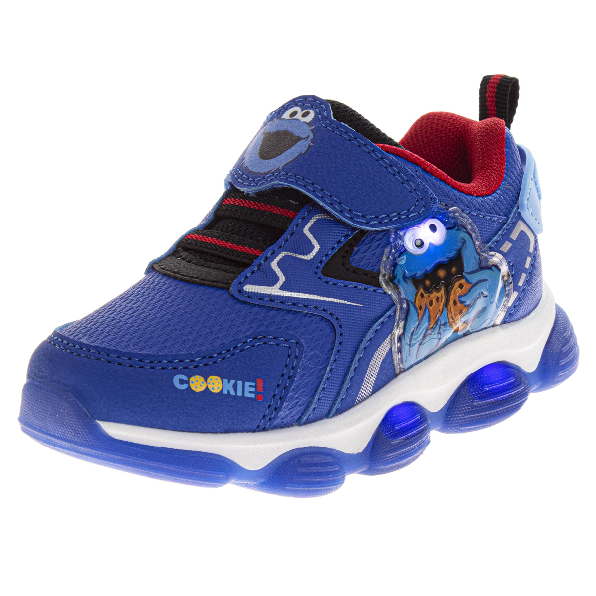 Toddler Unisex Sesame Street(R) Cookie Monster Light Up Sneakers