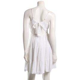 Juniors Angie Lace Trim Keyhole Skater Dress