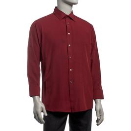 Mens Christian Aujard Regular Fit Stretch Dress Shirt - Cherry