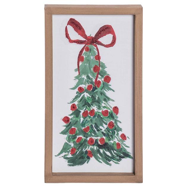 Transpac Block Holiday Tree