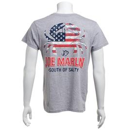 Mens Joe Marlin Americana South of Salty Crab Tee