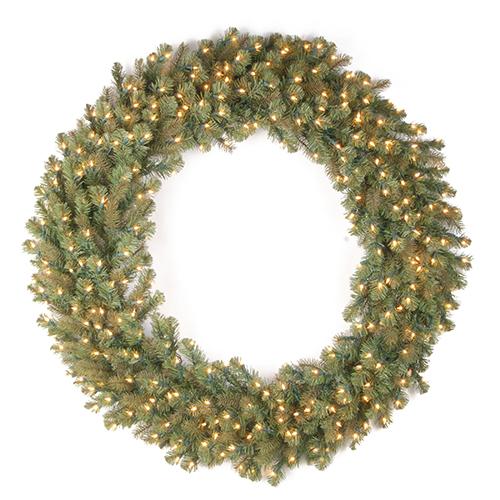 National Tree 48in. Pre-Lit LED Douglas(R) Fir Wreath