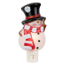 Northlight Seasonal Snowman w/ Black Top Hat Christmas Nightlight