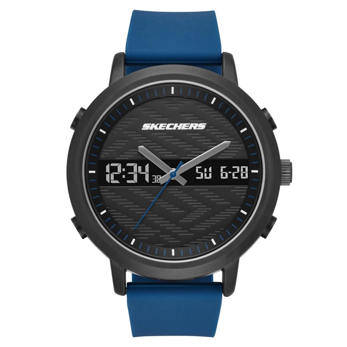 Mens Skechers Blue Lawndale Analog & Digital Watch - SR5072