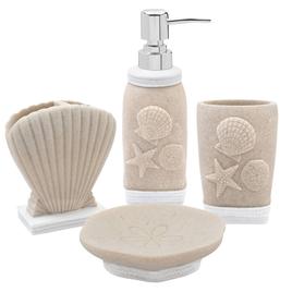 Sweet Home Collection Coastal Shell Toothbrush Holder