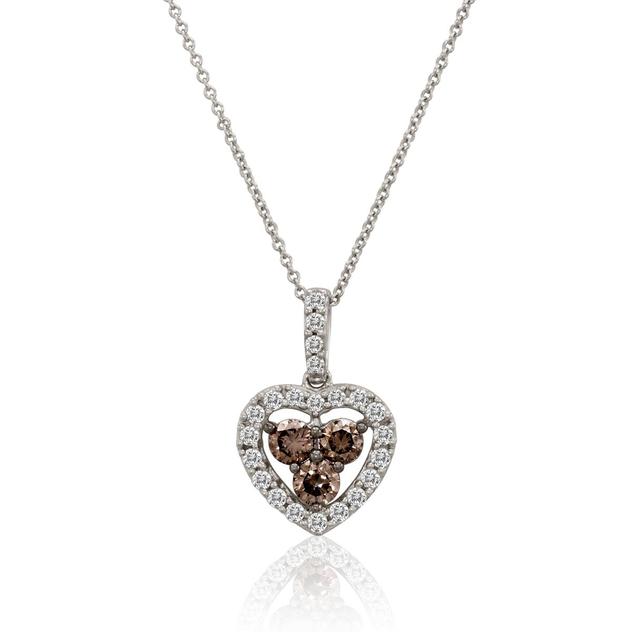 Le Vian® 14kt. Vanilla Gold® Nude Diamonds™ Heart Shape Pendant