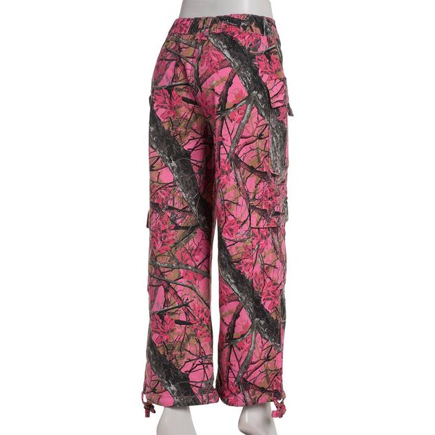 Juniors Madden Girl High Rise Camo Relaxed Cargo Jogger Pants