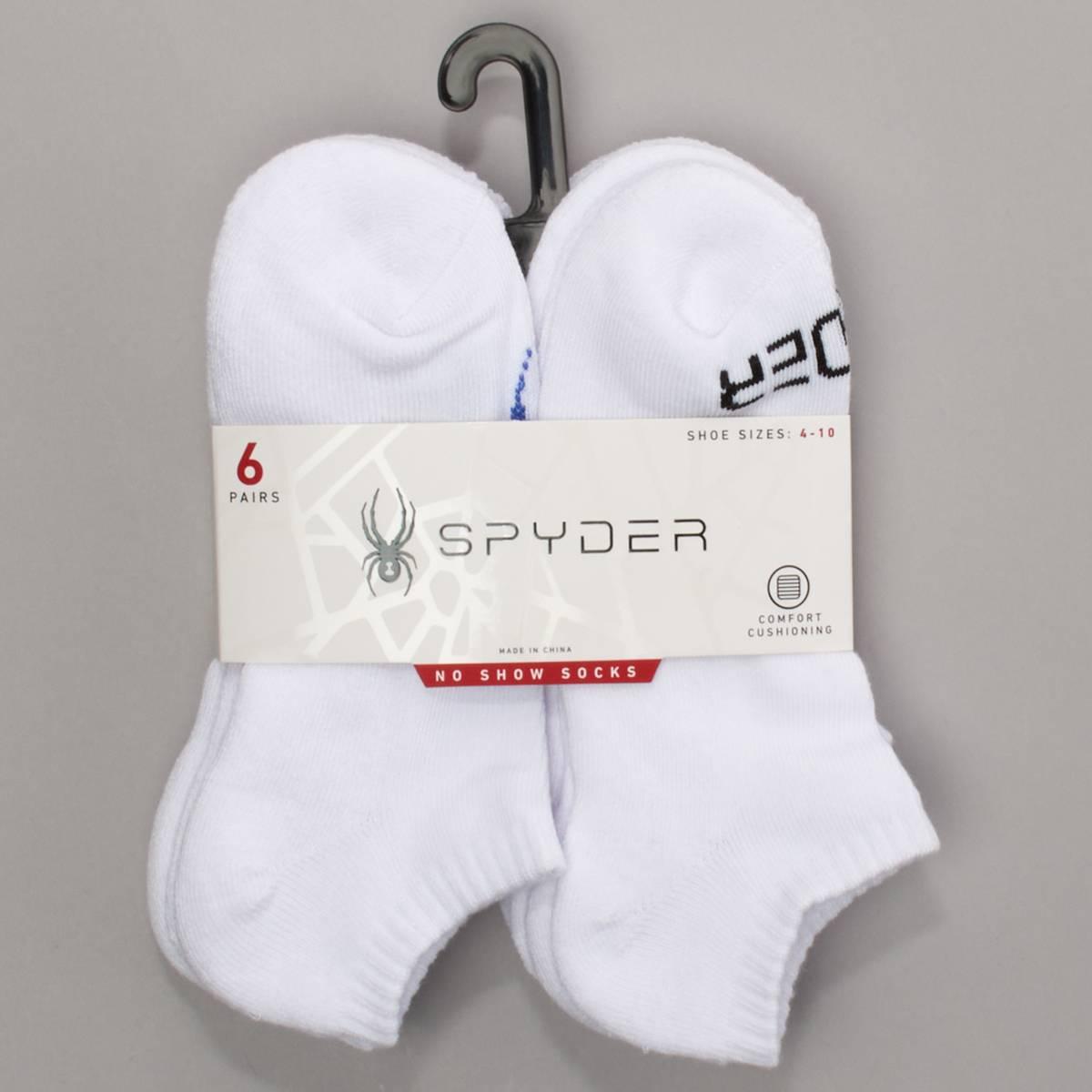 Boys Spyder 6pk. No Show Socks