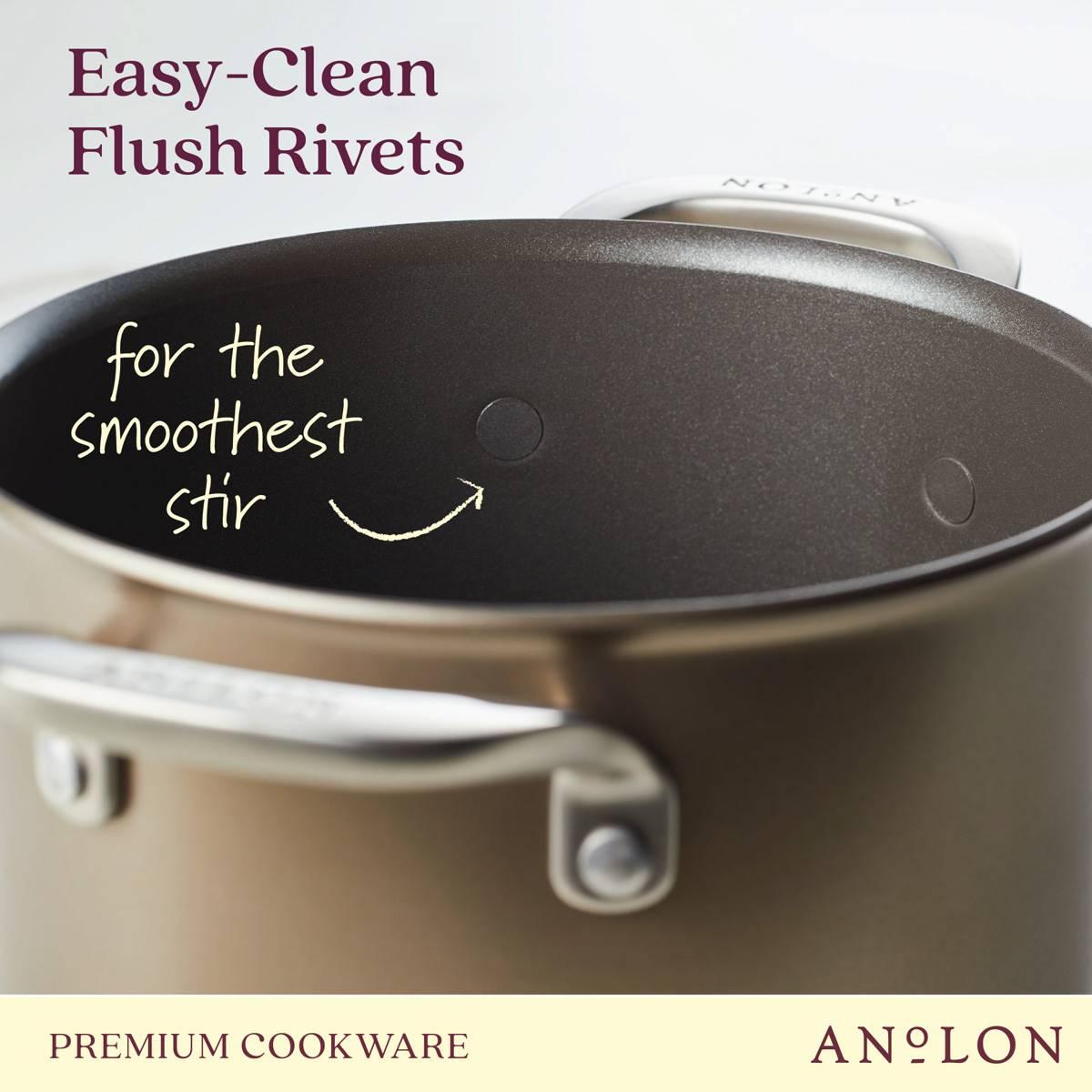 Anolon® Ascend Hard Anodized Nonstick Saucepot with Lid - 4-Quart