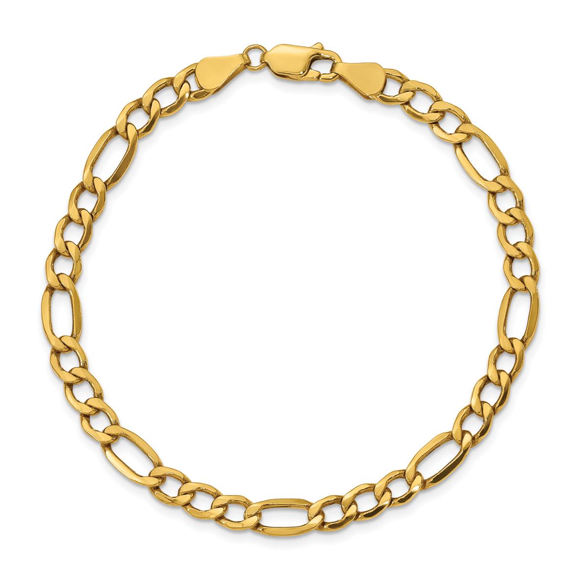 Mens Gold Classics™ 5.75mm. 14k Semi Solid Figaro Chain Necklace