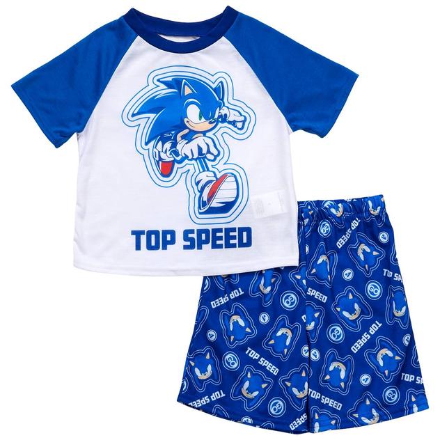 Boys (4-10) Sonic™ The Hedgehog Short Sleeve & Shorts Pajama Set