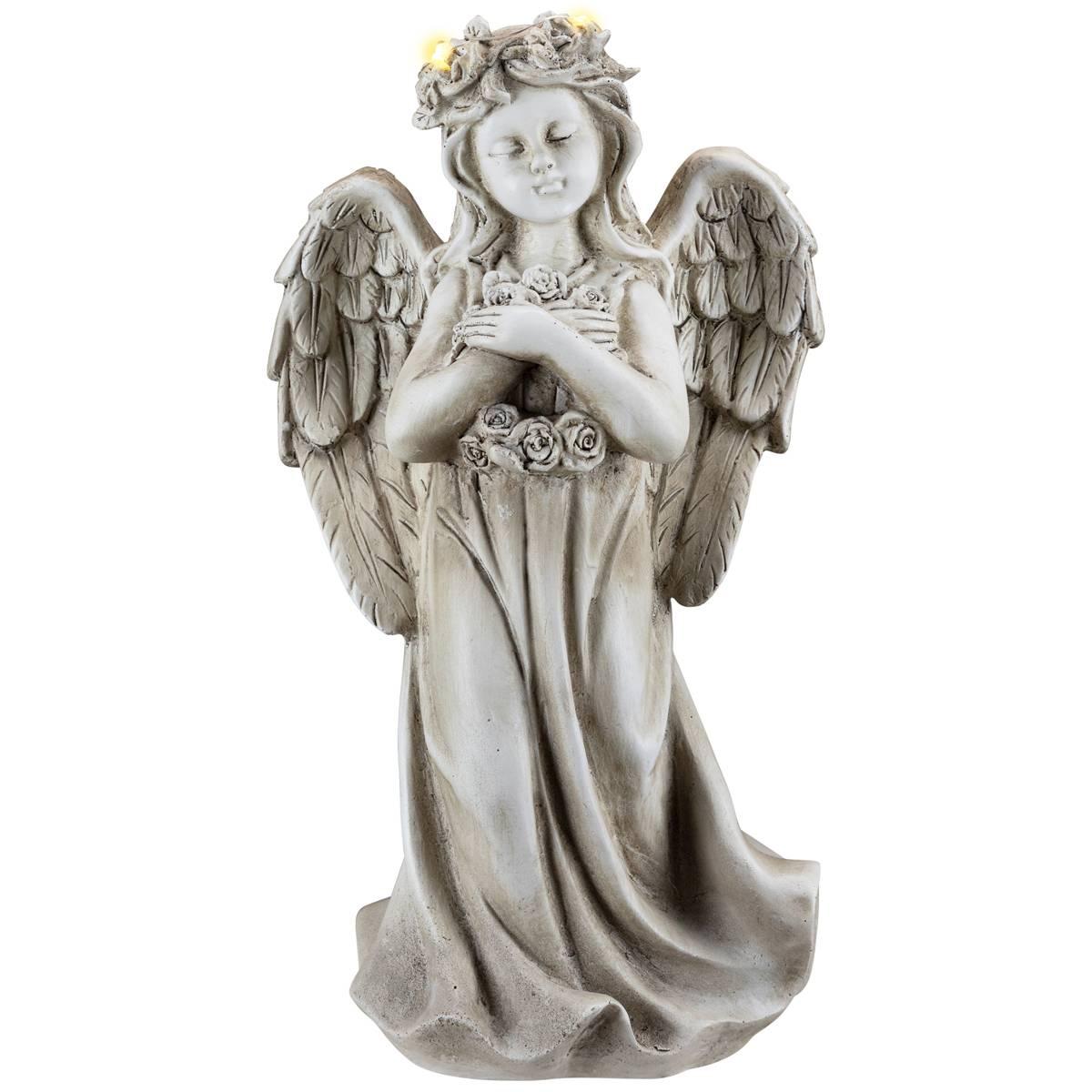 Northlight Seasonal LED Lighted Standing Cherub Angel Statue