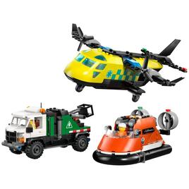 LEGO® City Airplane Service Truck & Hovercraft Building Kit