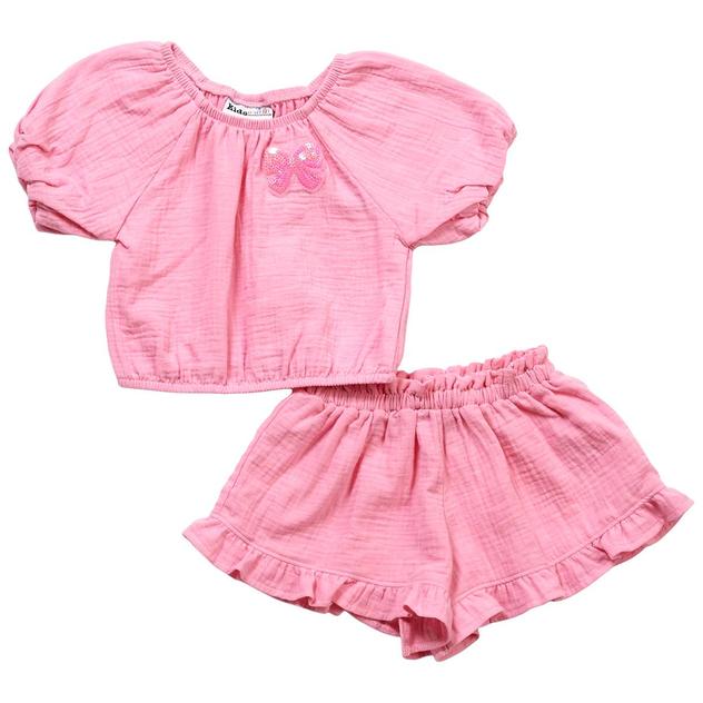 Girls (4-6x) Kids Headquarters® 2pc. Gauze Top & Shorts Set